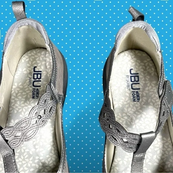 JBU By Jambu Buttercup Slip-On Mary Jane Pewter Gray Size 10 - Picture 4 of 16
